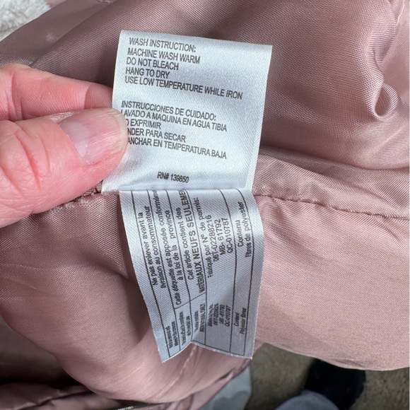 😍 Snobbish Pink Fur Lined Long Winter Coat Size 1X - Picture 6 of 6